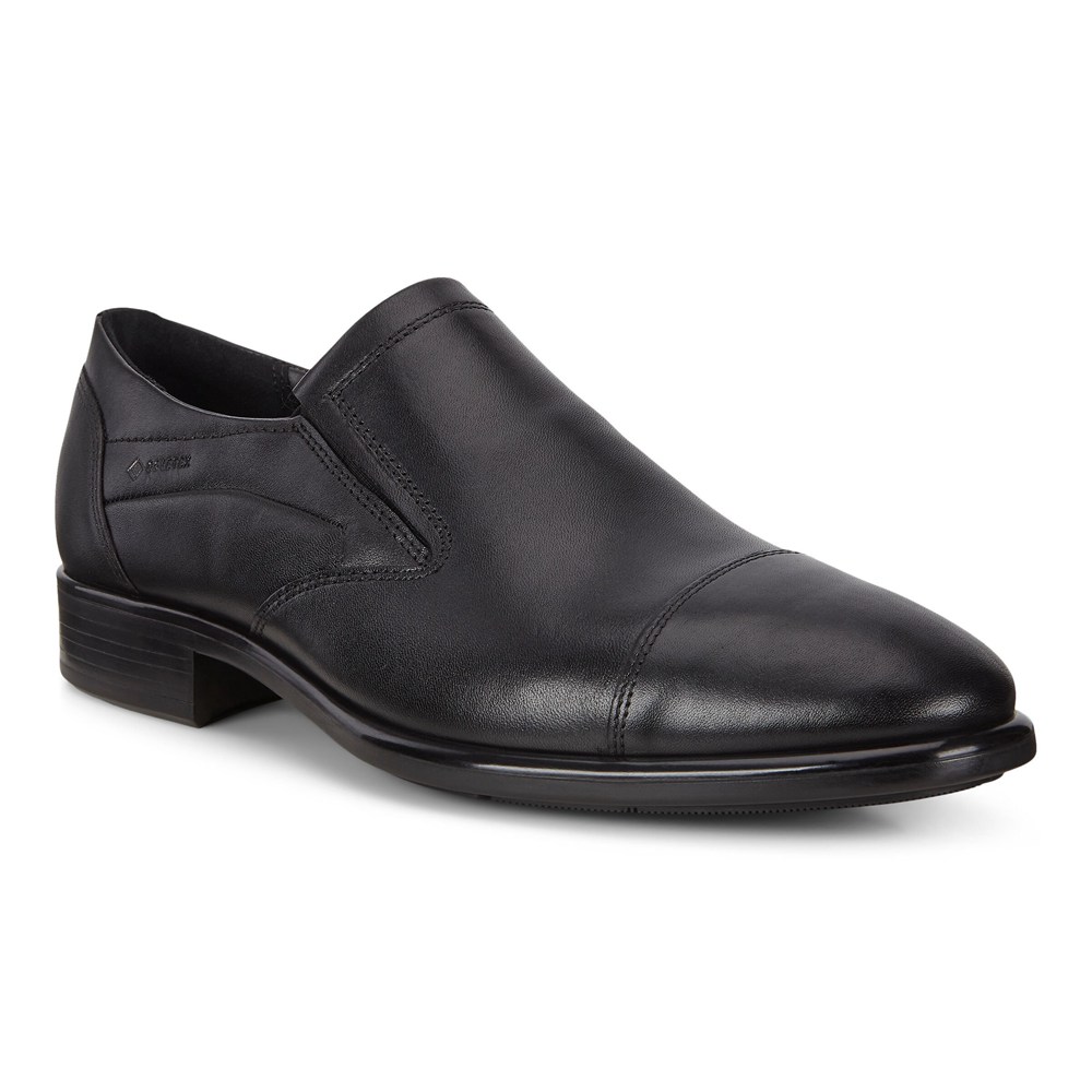 Slip On Hombre - ECCO Citytray Shoes - Negros - XGB183064